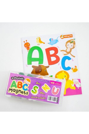  หนังสือพร้อมตัวติดแม่เหล็ก : ABC Magnets