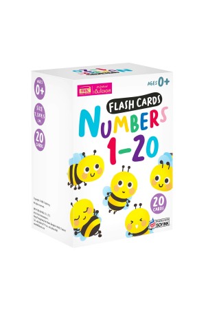 Flashcards : Numbers 1-20 (การ์ดแข็ง)