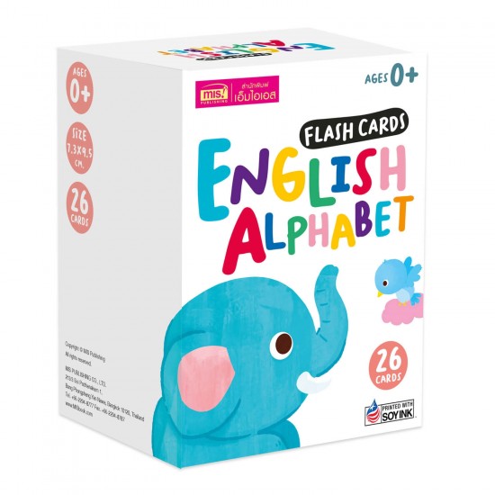 Flash Cards : English Alphabet (การ์ดแข็ง)